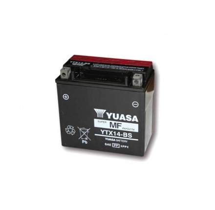 YUASA akumulator YTX 14-BS bezobsługowy