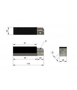 OEM Podnóżki pasażera do SUZUKI
