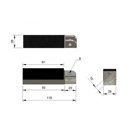 OEM Podnóżki pasażera do SUZUKI