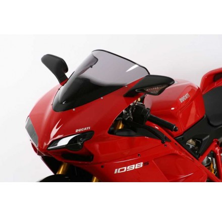 Szyba MRA Racing do Ducati 848/ 1098/ 1198 R/ S, czarna, posiada homologację EU