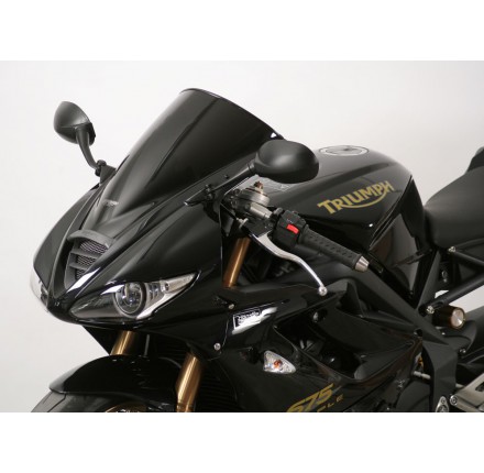 Szyba MRA Racing do Triumph Daytona 675, od 2009r., czarna, posiada homologację EU
