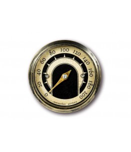 Motogadget MST Vintage, 49mm analogowy prędkościomierz wraz z pierścieniem z mosiądzu