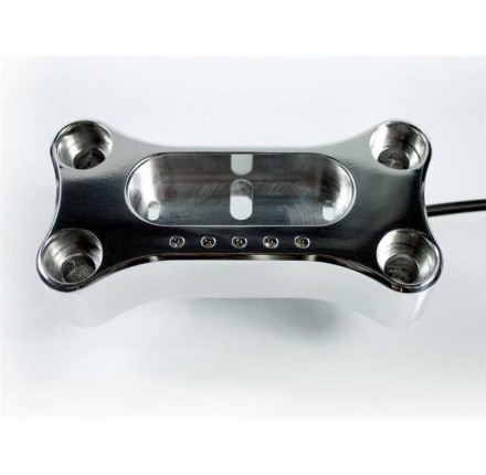 MSM Metric  Uchwyt na kierownicę Top Clamp, 22mm, polerowany