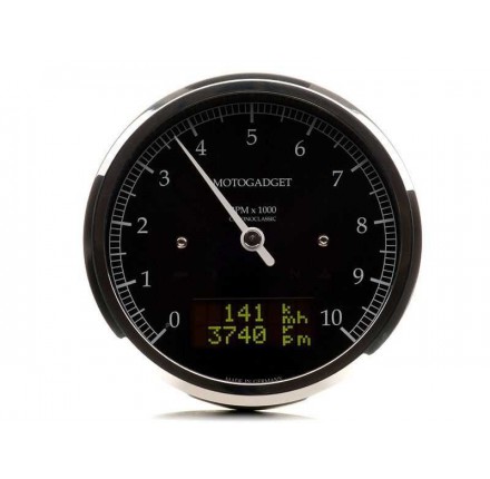 Chronoclassic obrotomierz 0-10.000 RPM, polerowana ramka i obudowa Wyświetlacz LCD