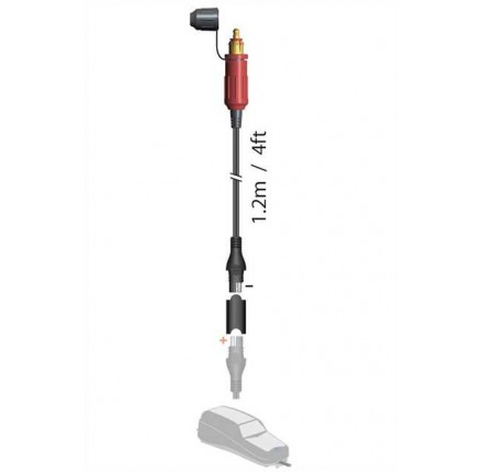 Gniazdo DIN z 1,2m kablem, wtyczka SAE