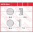 Klocki hamulcowe TRW MCB504