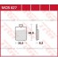Klocki hamulcowe TRW MCB 827