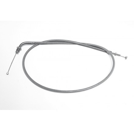 Linka przepustnicy w stalowym oplocie, do Honda VT 600 C, przedłużona o 15 cm