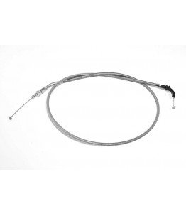 Linka przepustnicy w stalowym oplocie zamykająca, do Suzuki VZ 1800 (M109R), 06-09, przedłużona o 15 cm