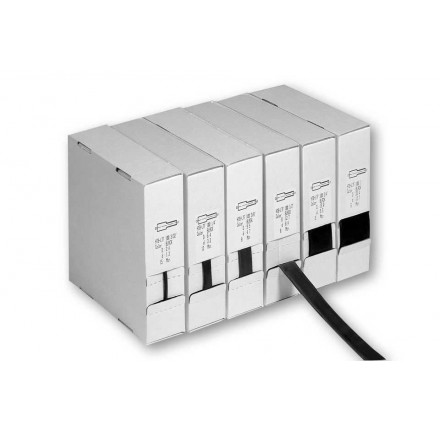 Oplot termokurczliwy DERAY2:1 3,2 / 1,6 mm, Karton 15m