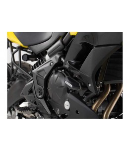 Zestaw crash padów Czarny Kawasaki Versys 650 od rocznika 2015