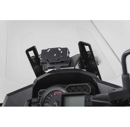 SW Motech QUICK-LOCK GPS-mocowanie , kolor czarny. KAWASAKI Versys 1000