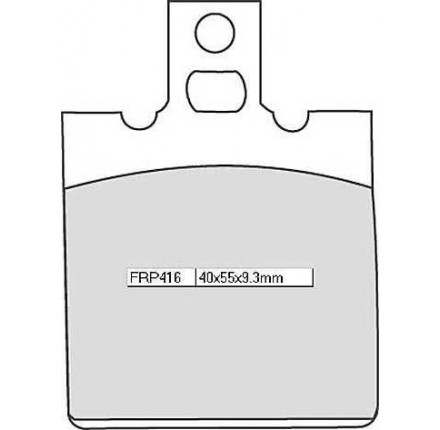 Klocki hamulcowe Ferodo FRP 416 P