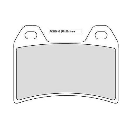 Klocki hamulcowe sintermetalowe Ferodo FDB 2042 ST