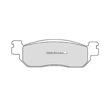 Klocki hamulcowe sintermetalowe Ferodo FDB 2083 ST