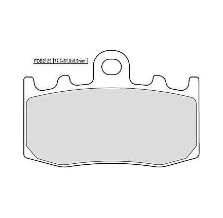 Klocki hamulcowe sintermetalowe Ferodo FDB 2125 ST