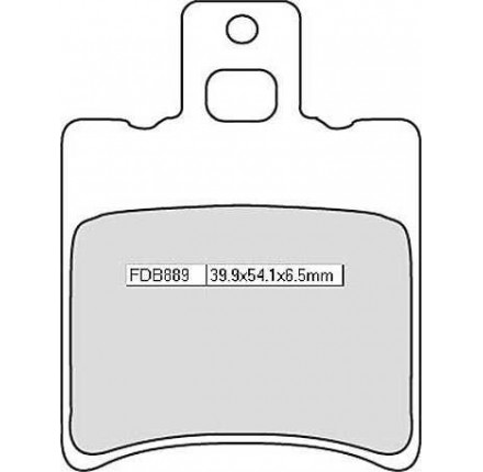Klocki hamulcowe sintermetalowe Ferodo FDB 889 ST