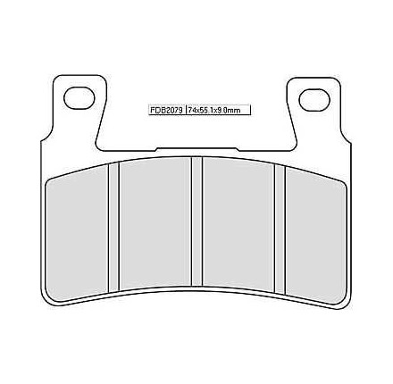 Klocki hamulcowe sintermetalowe Ferodo Racing FDB 2079 XRAC