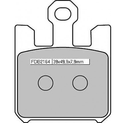 Klocki hamulcowe sintermetalowe Ferodo Racing FDB 2164 XRAC, 4 sztuki w zestawie