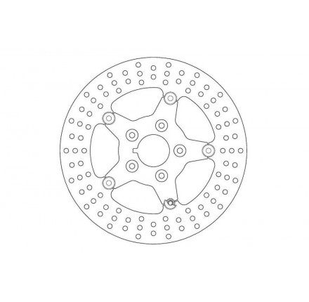 Tarcza hamulcowa  FMD0211 RF, tył