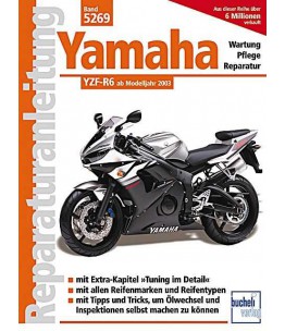 Nr 5269 Podręcznik serwisowy YAMAHA YZF R6, 03-05