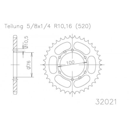 Zębatka 40 zębów, zamawiać NR 83538-40