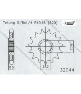 Zębatka przednia ESJOT