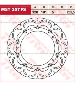 Tarcza hamulcowa TRW,...