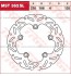 Tarcza hamulcowa TRW, sztywna, sport kod: MST 362 SL