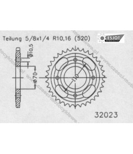 Zębatka tylna ESJOT
