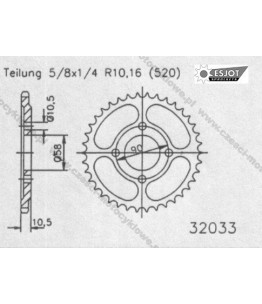 Zębatka tylna ESJOT