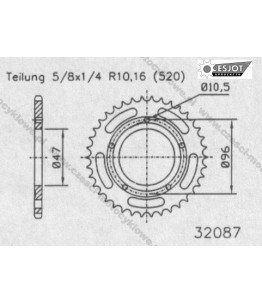 Zębatka tylna ESJOT