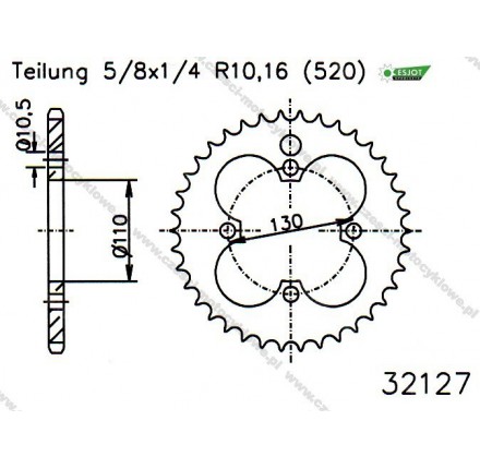 Zębatka tylna ESJOT