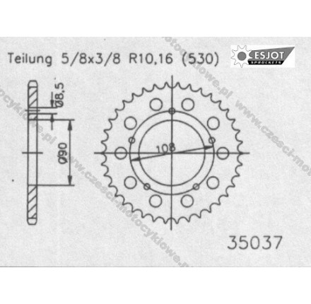 Zębatka tylna ESJOT