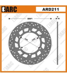 Tarcza hamulcowa ARC, stała