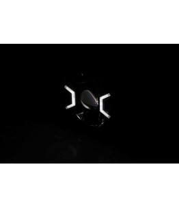 HIGHSIDER 7 calowy reflektor LED Reno Typ 2, czarna obudowa