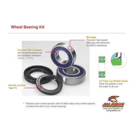 Przód Strut Bearing Kit 25-1007