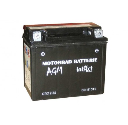 Akumulator Intact Bike Power CTX 12-BS, bezobsługowe, w tym. kwasowo-Pakiet