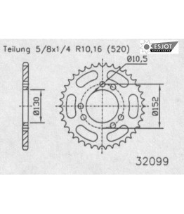 Zestaw napędowy ESJOT do Cagiva 600 Canyon (96-99)