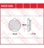 Klocki hamulcowe TRW MCB505