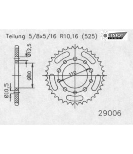 Zestaw napędowy ESJOT do Honda 750 CB Sevenfifty (96-03)