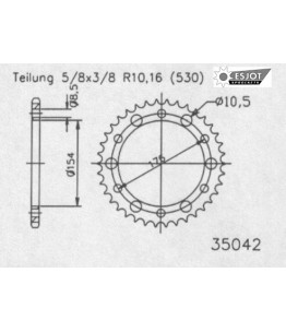 Zestaw napędowy ESJOT do Honda 800 Crossrunner (11)