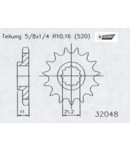 Zestaw napędowy ESJOT do Husqvarna 400 WR Enduro (85-89)