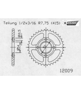 Zestaw napędowy ESJOT do MBK X-Power