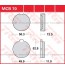 Klocki hamulcowe TRW MCB 70