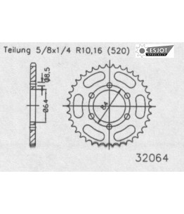 Zestaw napędowy ESJOT do Suzuki 200 SP G/H/J USA (86-88)