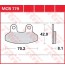 Klocki hamulcowe TRW MCB779