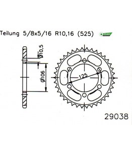 Zestaw napędowy ESJOT do Triumph 675 Speed Triple (10)