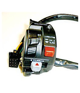 Uniwersalny przełącznik na kierownice do Honda ATV + MRD, lewy