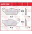 Klocki hamulcowe TRW MCB 786